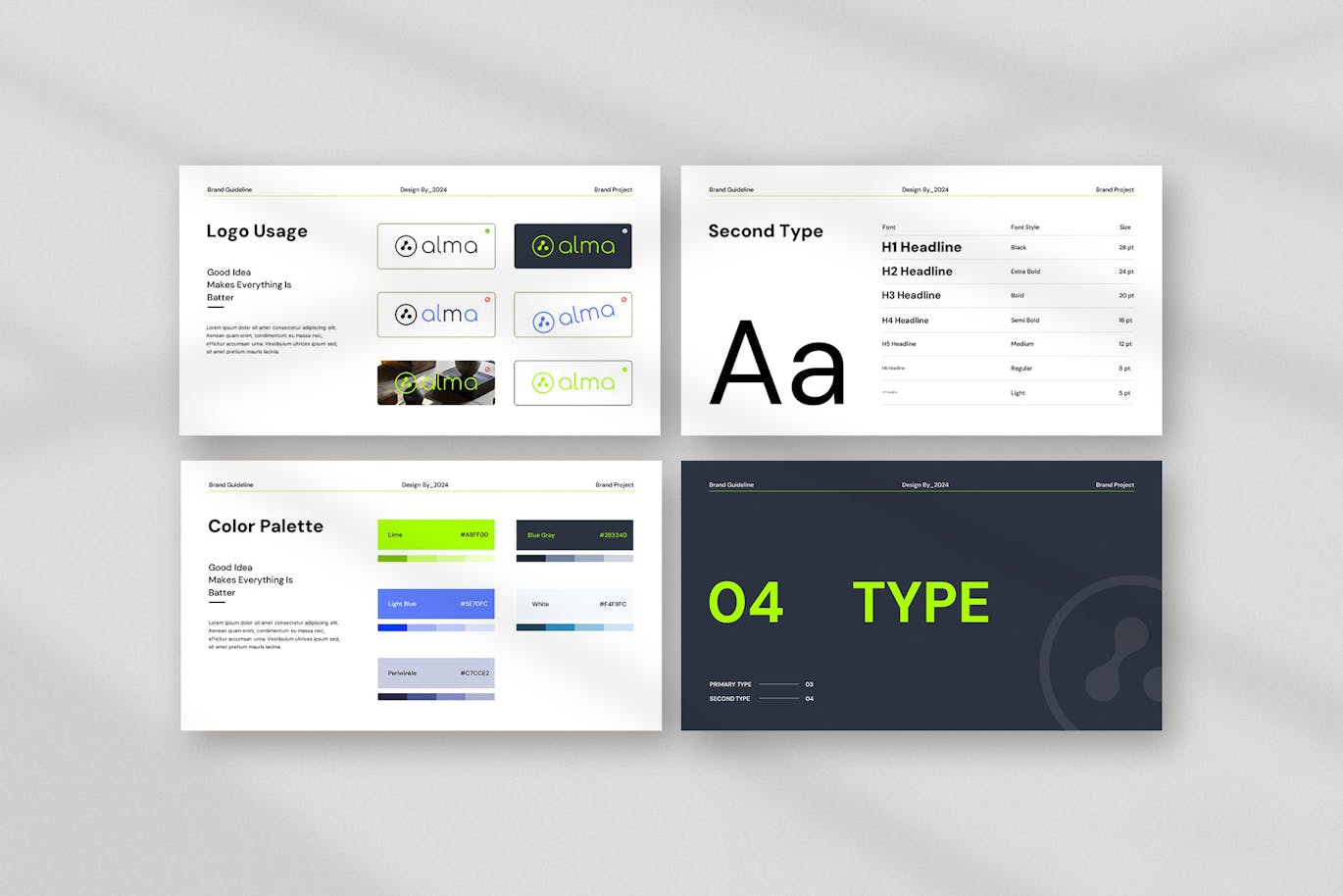 品牌指南介绍PPT模版 (PPTX)