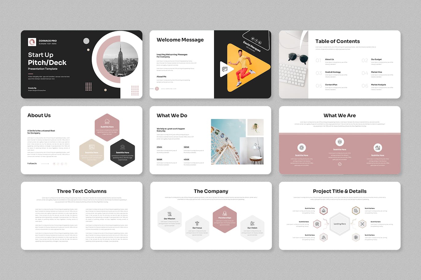 30多张独特的创意幻灯片PPT模版 (PPTX)