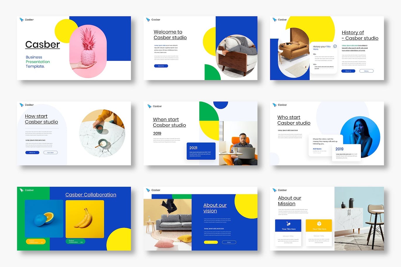 商业项目介绍 PPT模版 (PPTX)