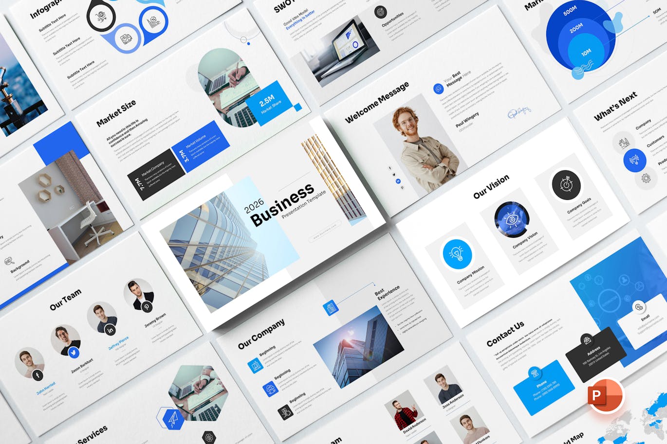 商业模式介绍 PPT模版 (PPTX)