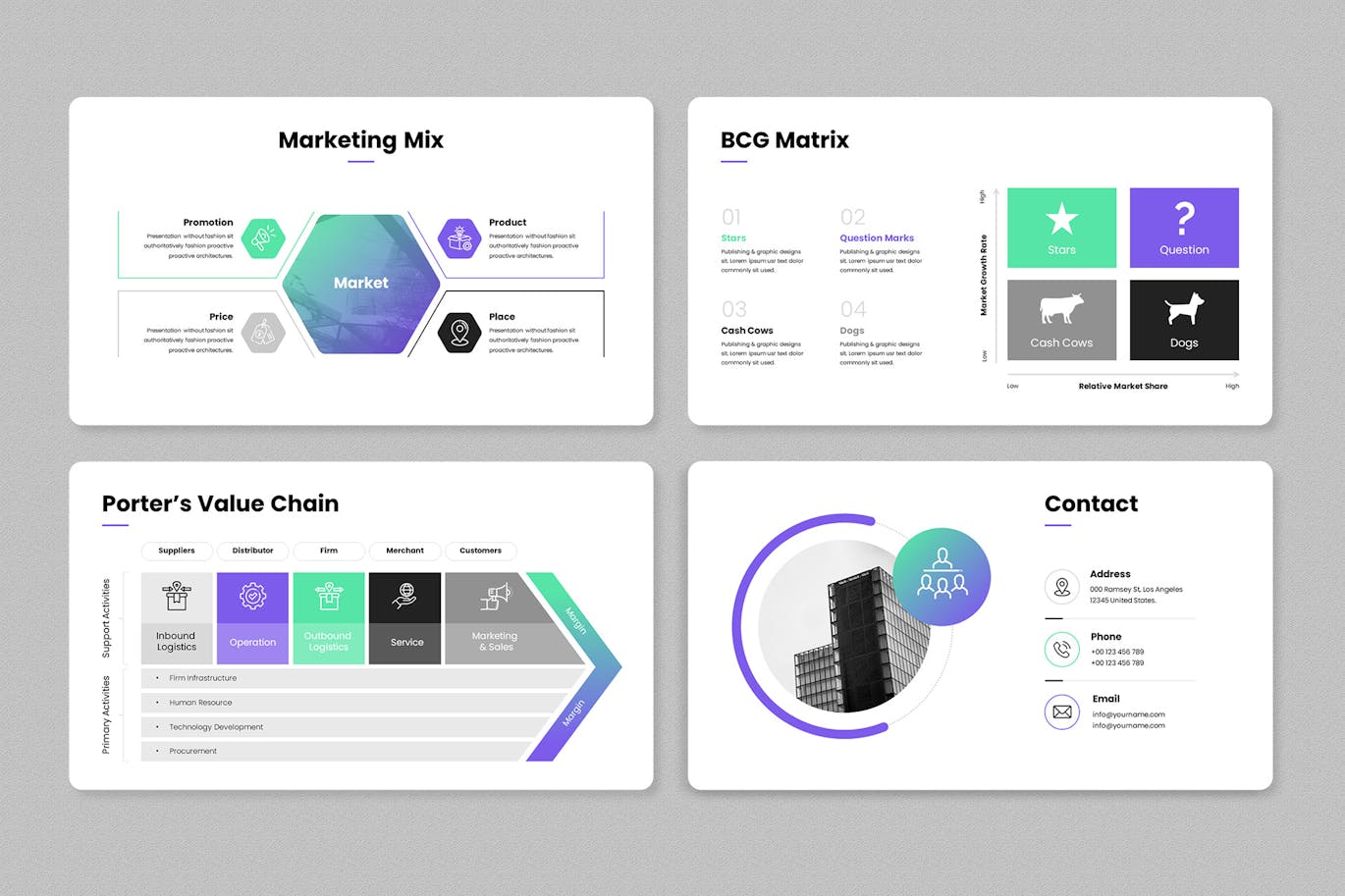 科技业务介绍 PPT模版 (PPTX)