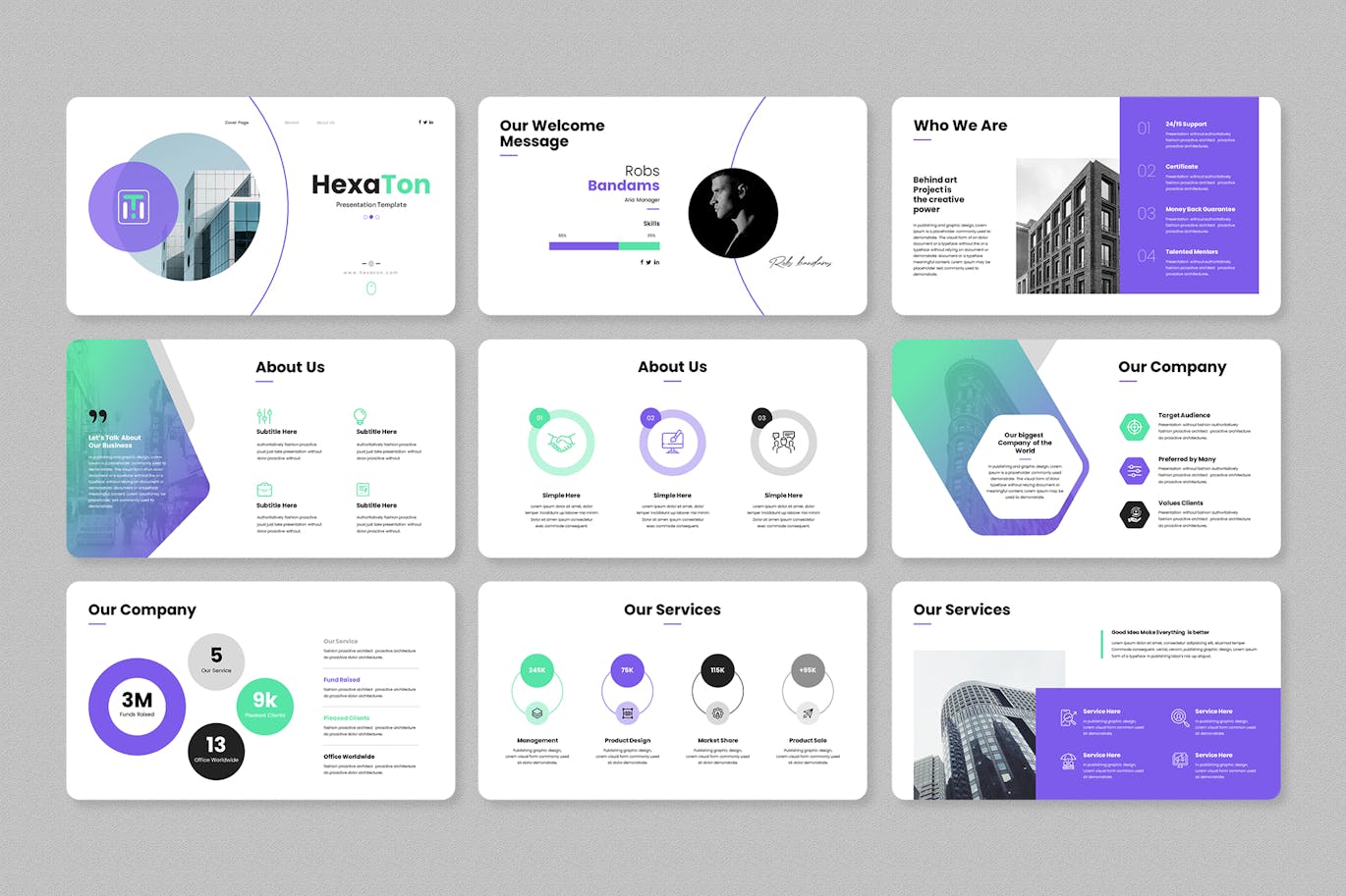 科技业务介绍 PPT模版 (PPTX)