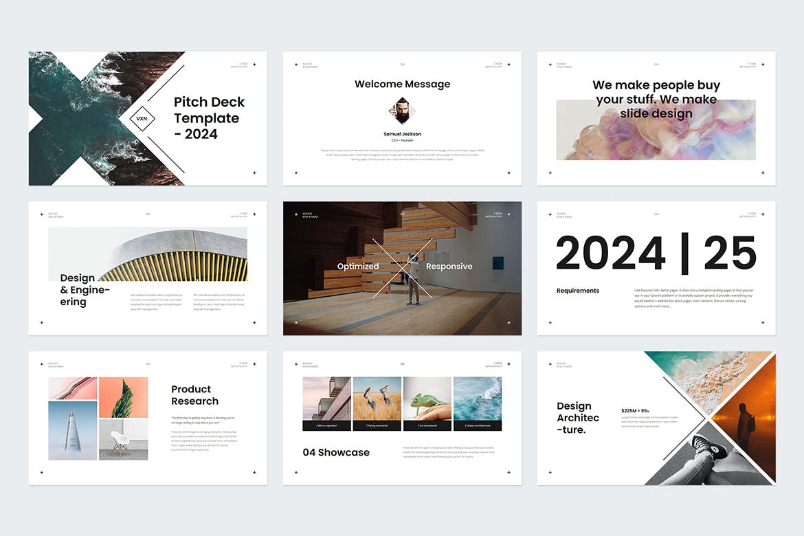 简约设计风格图文PPT模版 (PPT,PDF)