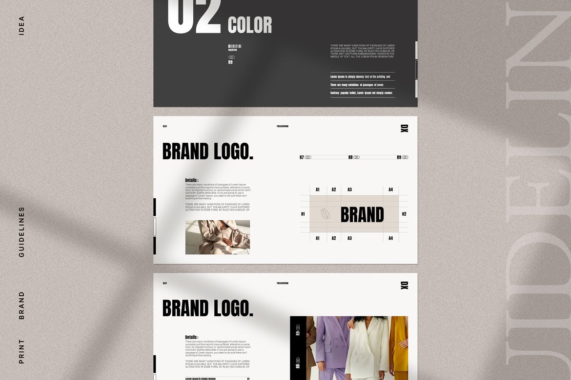 品牌指南  PPT模版 (PPTX)