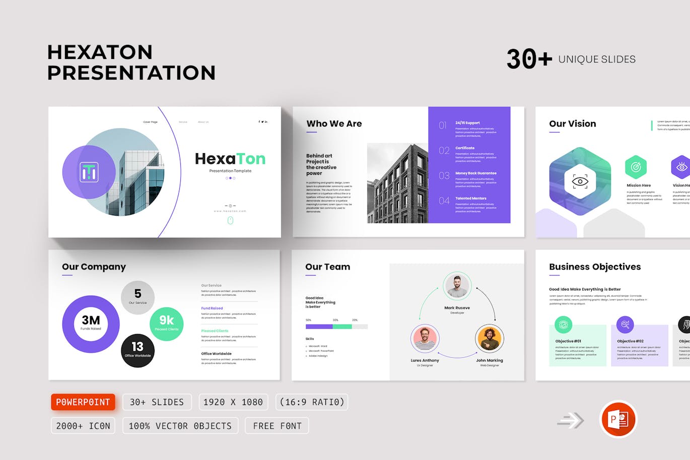 科技业务介绍 PPT模版 (PPTX)