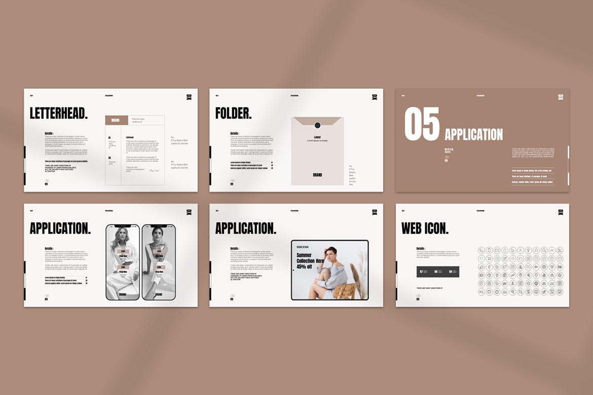 品牌指南  PPT模版 (PPTX)