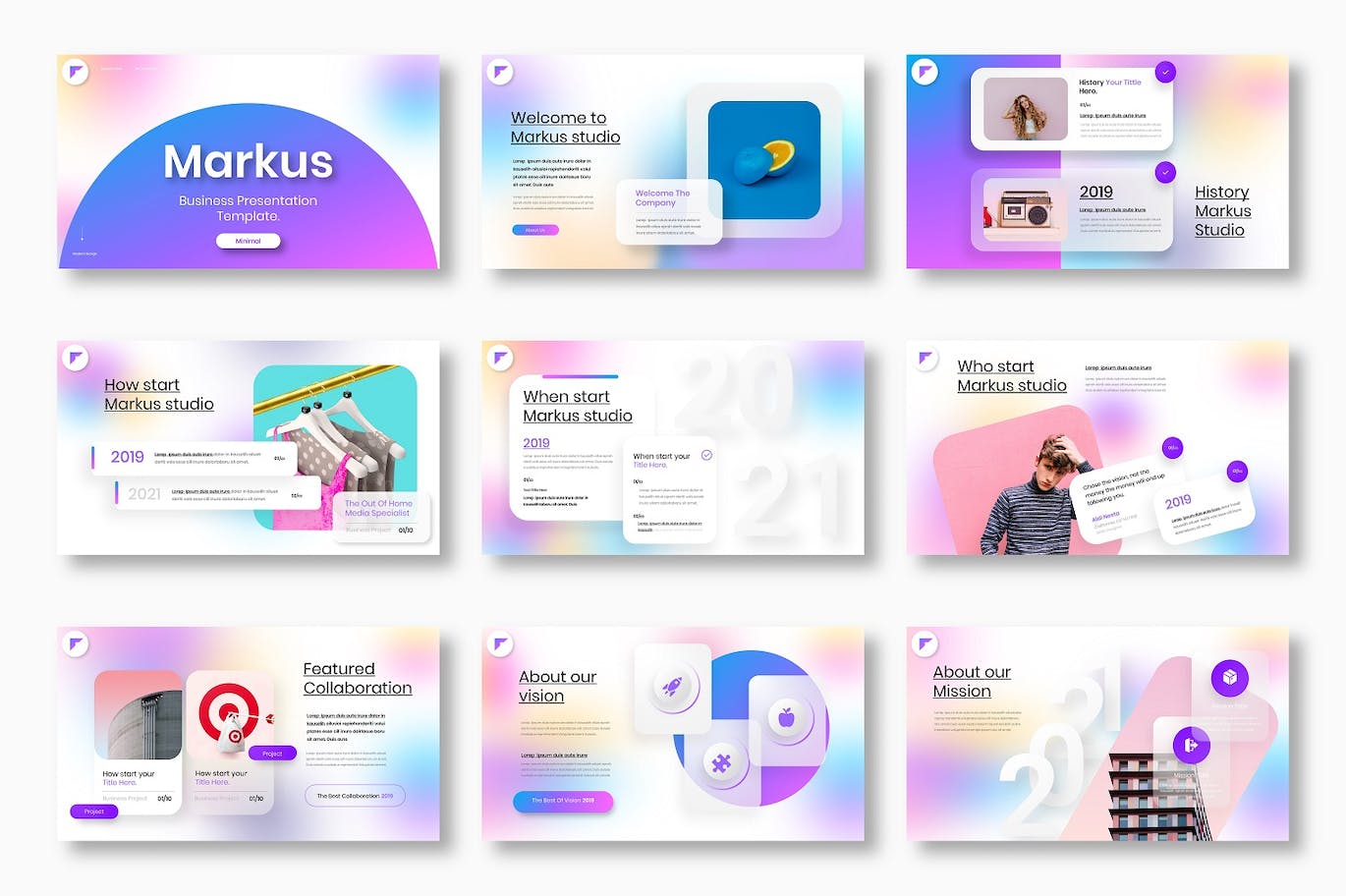 商业项目 PPT模版 (PPTX)