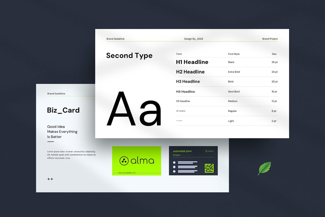 品牌指南介绍PPT模版 (PPTX)