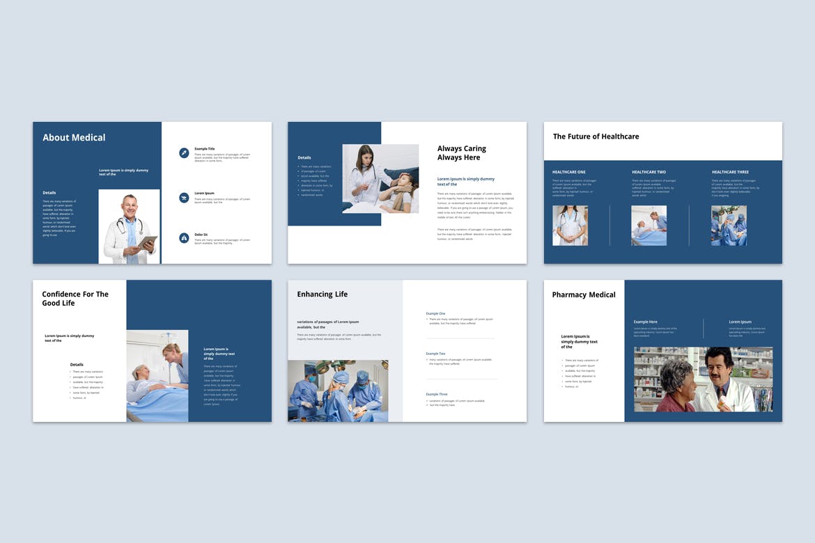 医疗演示文稿 PPT模版 (PPTX)