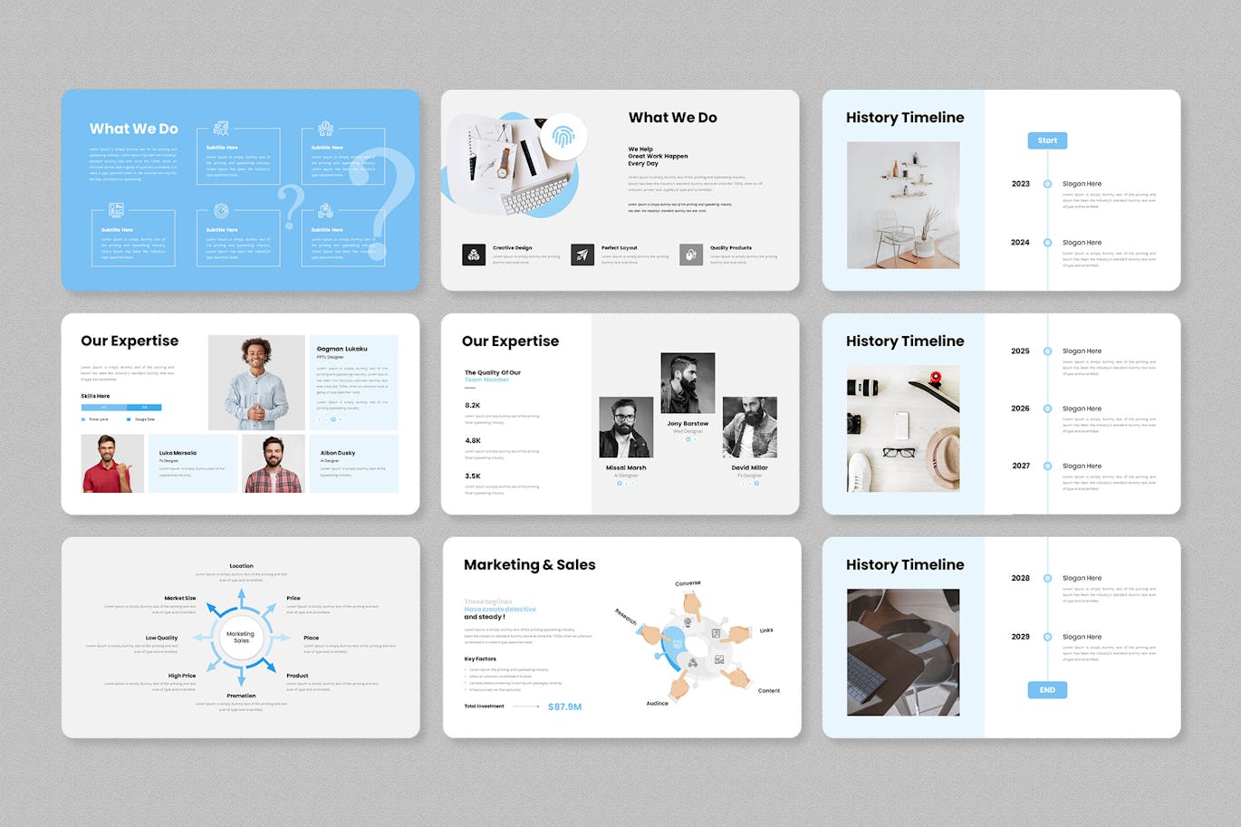 商业计划 PPT模版 (PPTX)