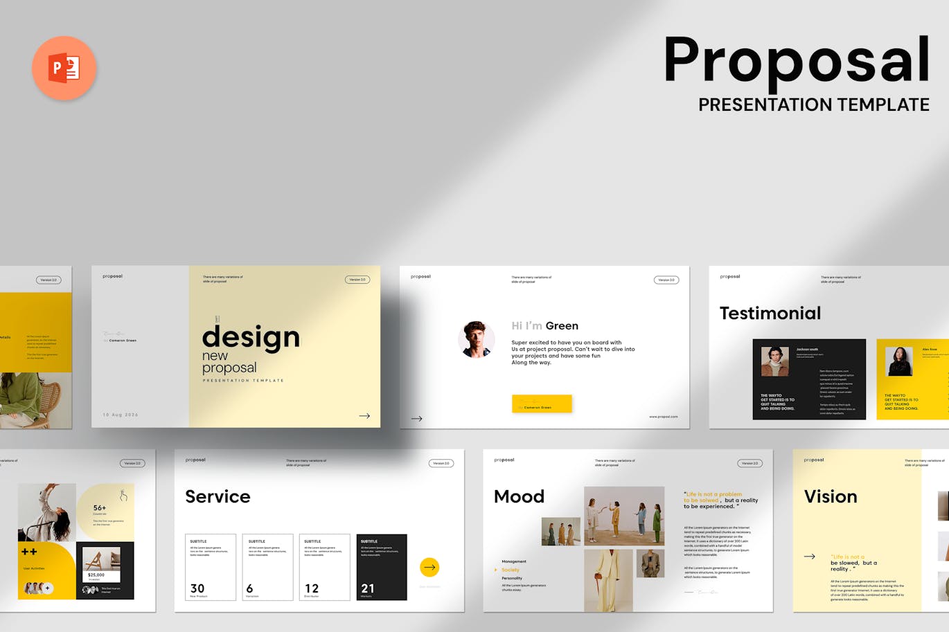 设计方案PPT模版 (PPTX)