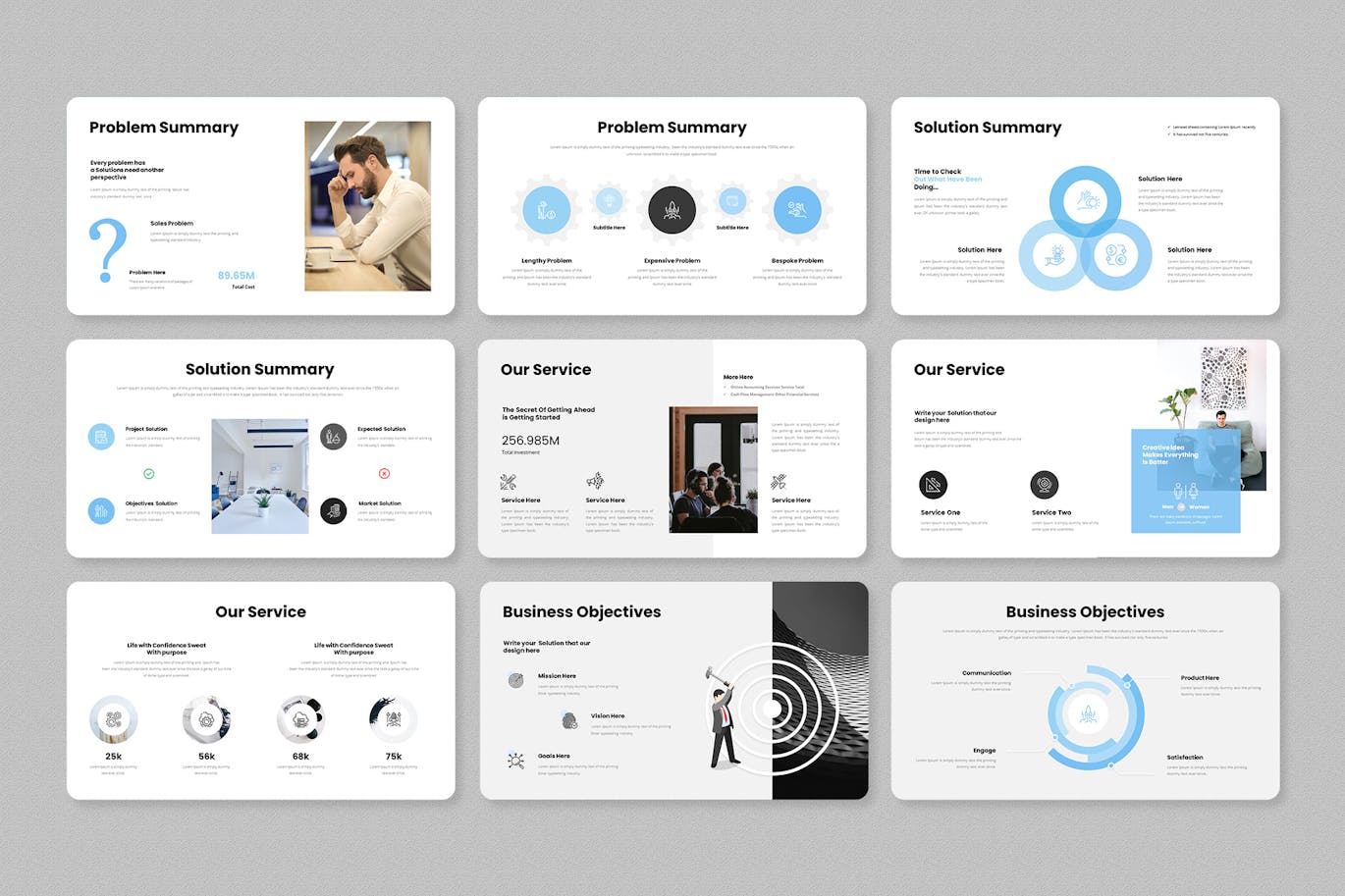 商业计划 PPT模版 (PPTX)