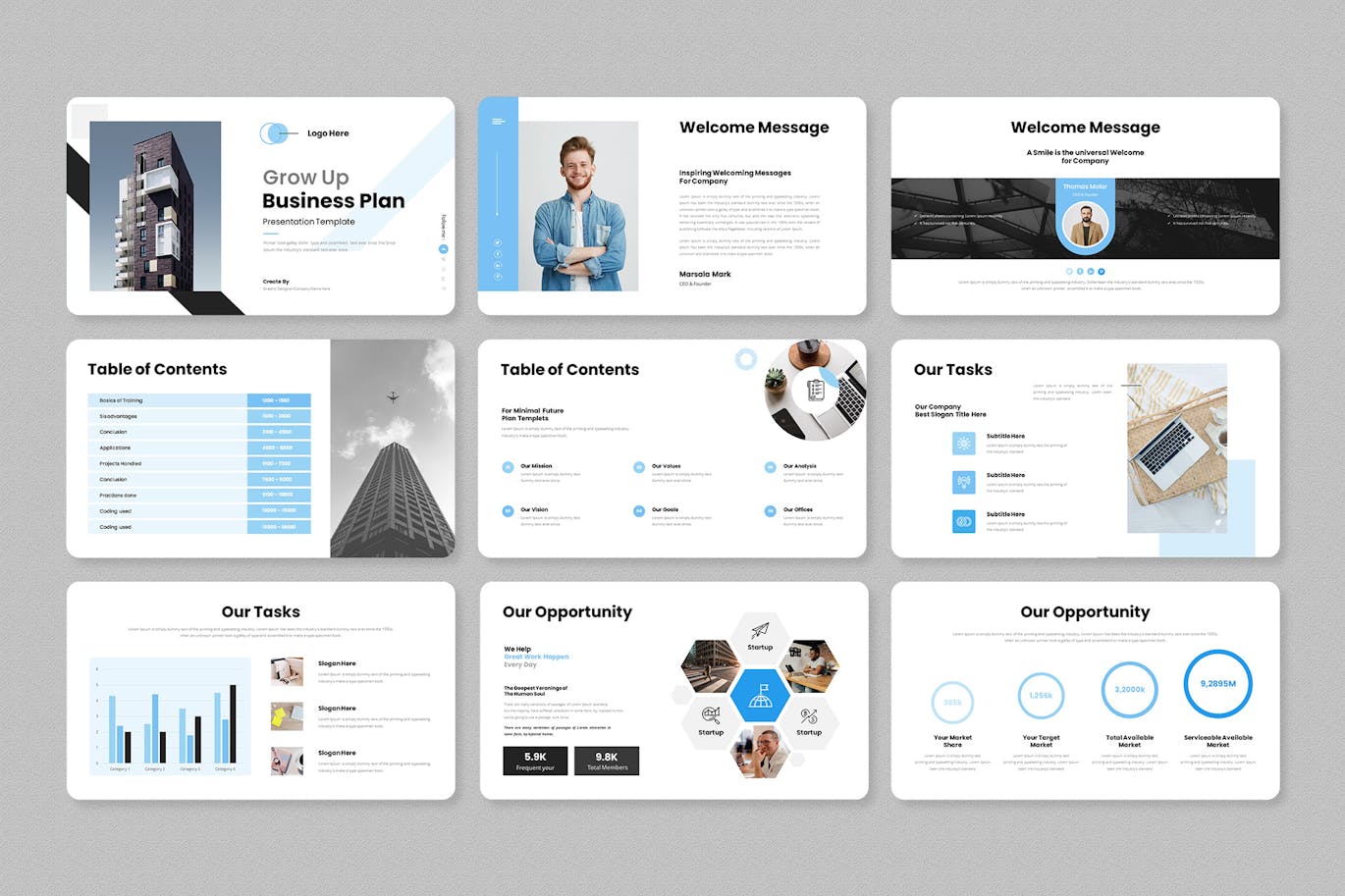 商业计划 PPT模版 (PPTX)