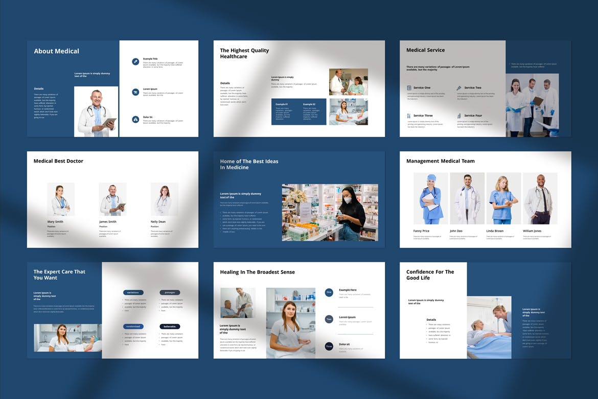 医疗演示文稿 PPT模版 (PPTX)