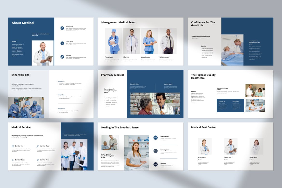 医疗演示文稿 PPT模版 (PPTX)