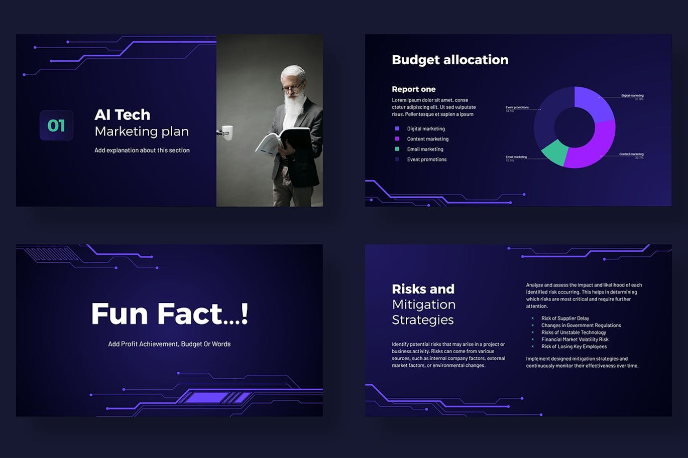 AI技术营销计划 PPT模版 (PDF,PPT,PPTX)