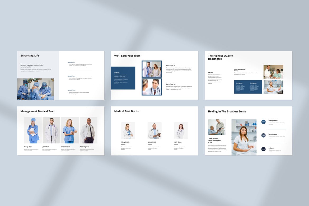 医疗演示文稿 PPT模版 (PPTX)