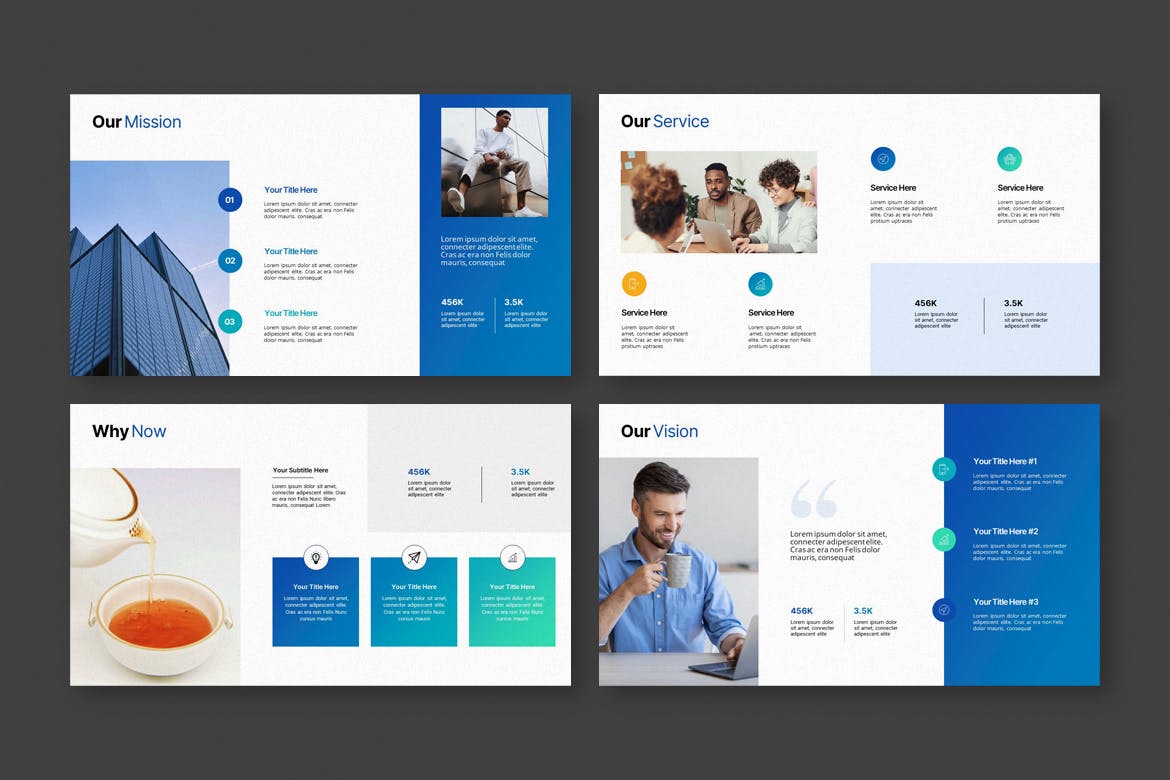 企业、商业计划/营销计划PPT模版 (PPTX)