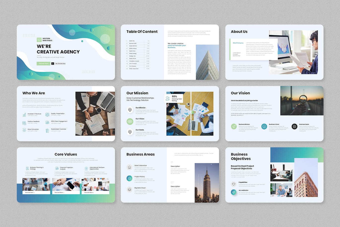 商业策略PPT模版 (PPTX)