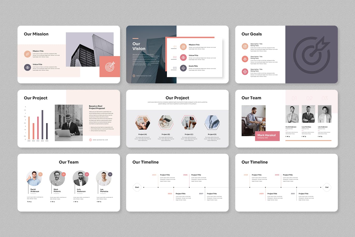 商业项目介绍PPT模版 (PPTX)