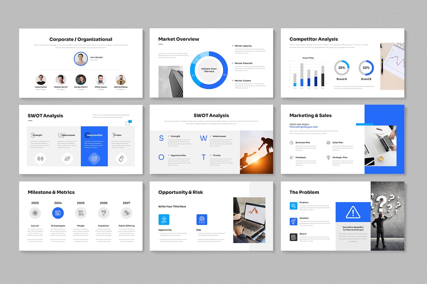 商业计划  PPT模版 (PPTX)