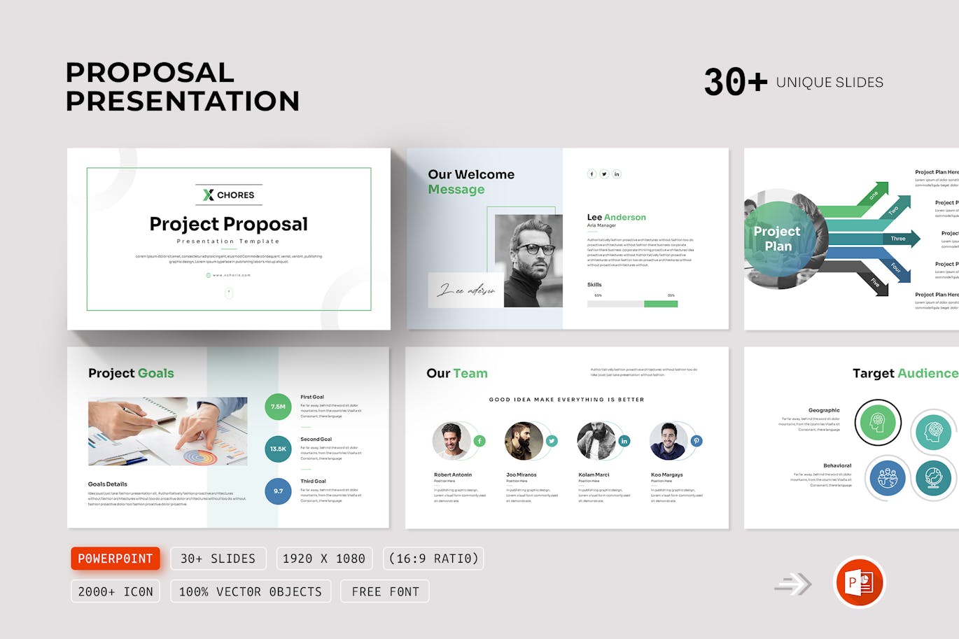 项目提案 PPT模版 (PPTX)
