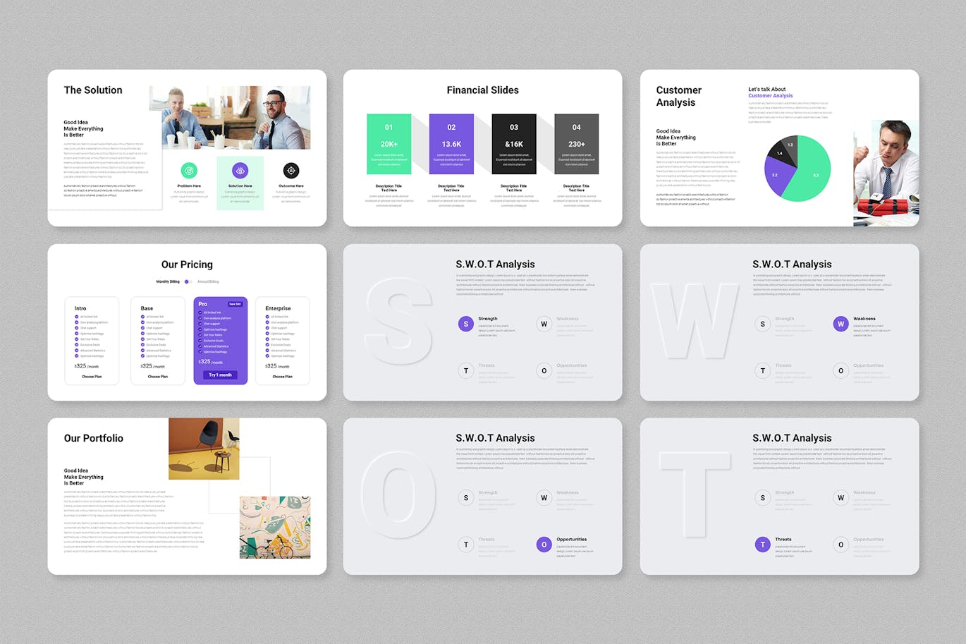创意商业 PPT模版 (PPTX)