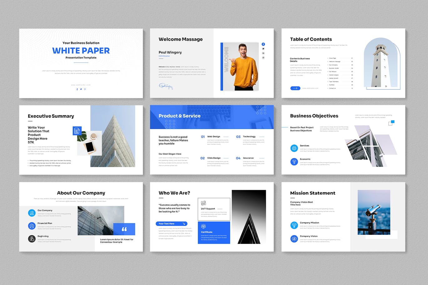 商业计划  PPT模版 (PPTX)
