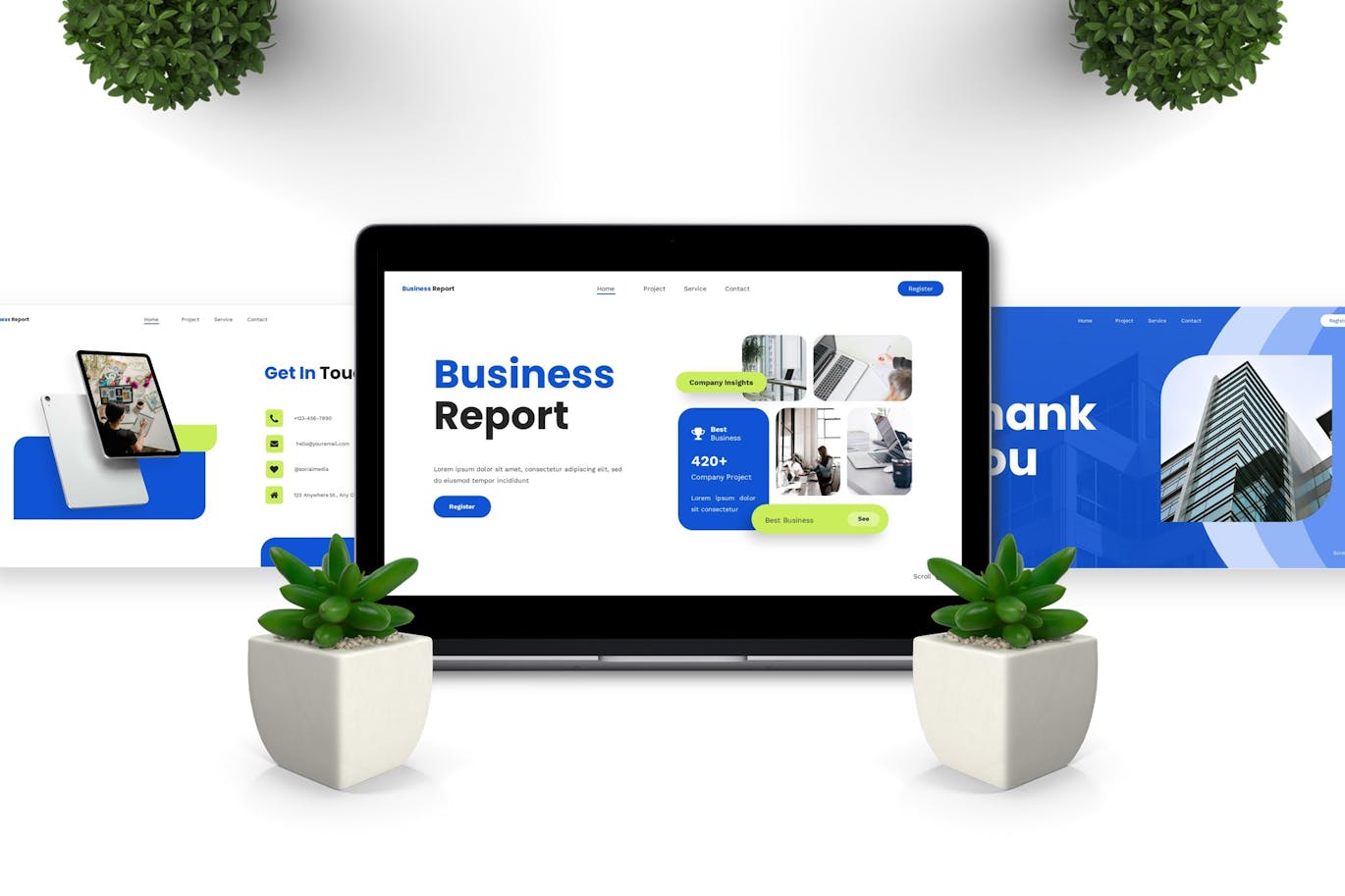 商业报告 – PPT模版 (PPTX)