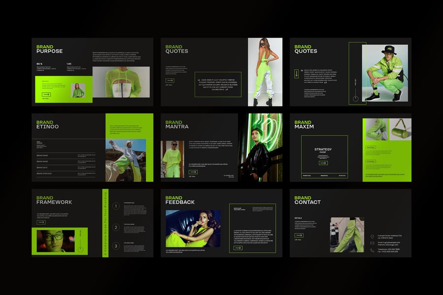 品牌战略PPT模版 (PPTX)