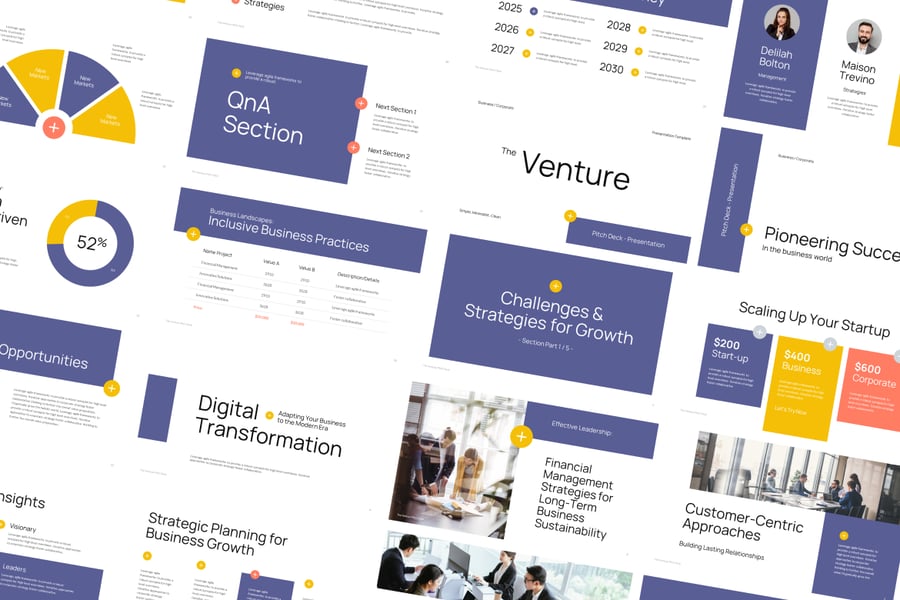 风险投资演讲稿 PPT模版 (PPTX)