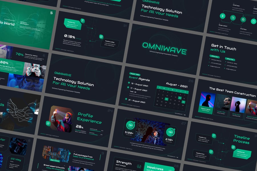 软件工程PPT模版 (PPTX)