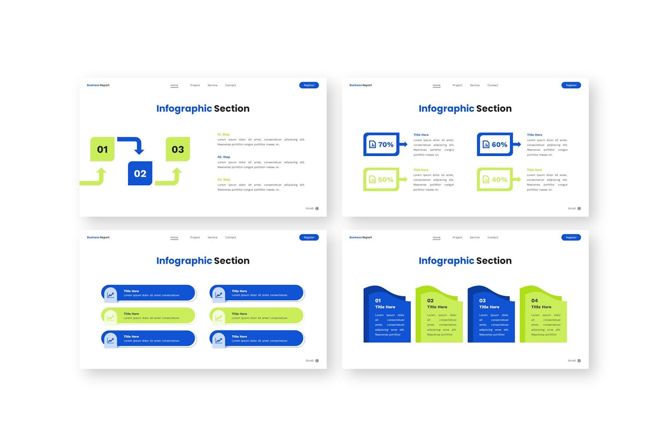商业报告 – PPT模版 (PPTX)