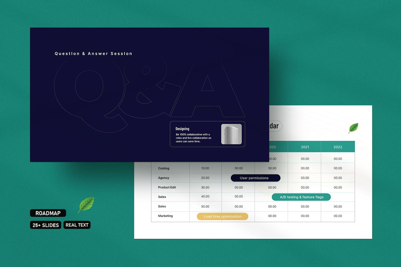 产品发布路线图PPT模版 (PPTX)