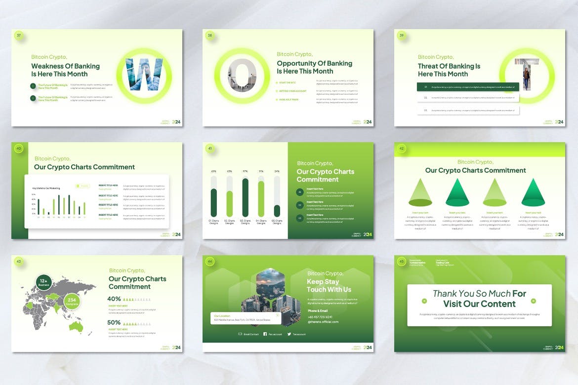 加密货币 PPT模版 (PPTX)