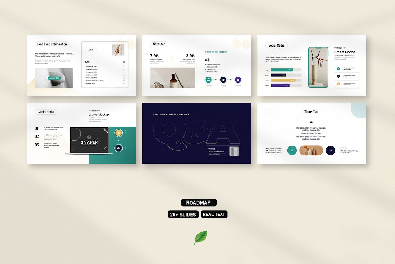 产品发布路线图PPT模版 (PPTX)