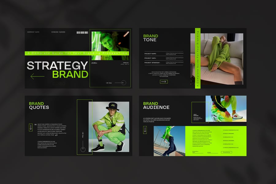 品牌战略PPT模版 (PPTX)