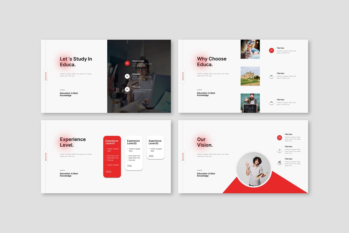 教育信息  PPT模版 (PPTX)