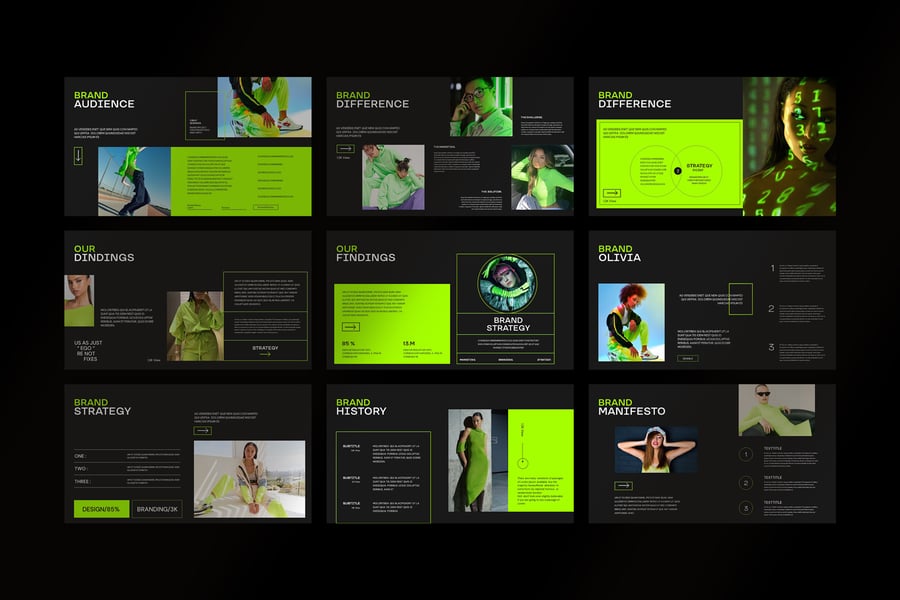 品牌战略PPT模版 (PPTX)