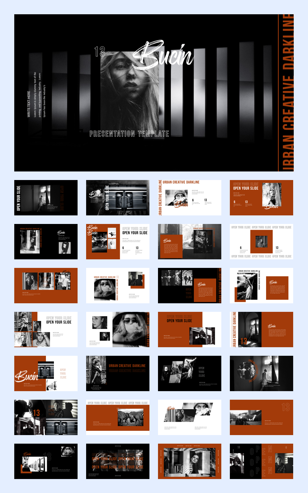 时尚潮流赛博朋克风PPT模板