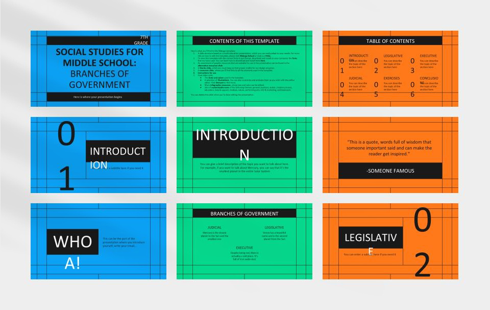 多彩创意卡通童趣儿童教育PPT模板