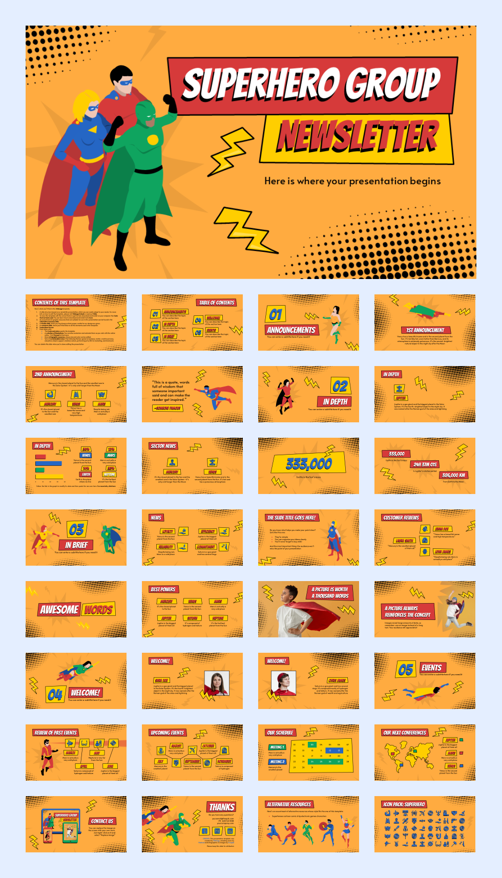 多彩创意卡通童趣儿童教育PPT模板