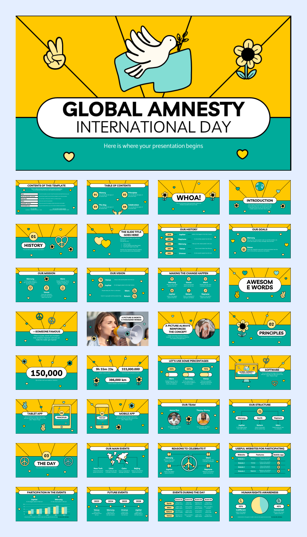 多彩创意卡通童趣儿童教育PPT模板