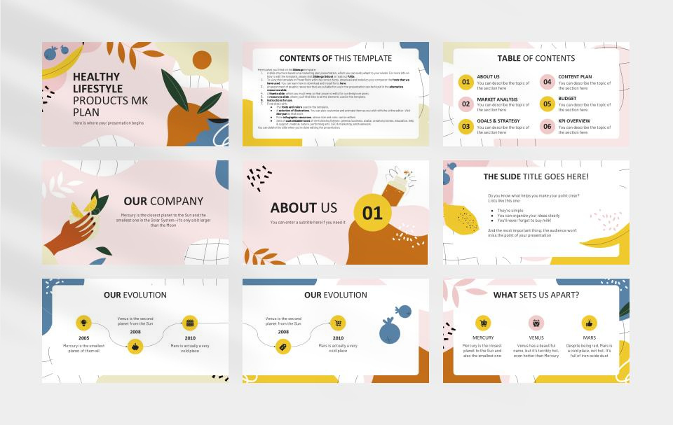 多彩创意卡通童趣儿童教育PPT模板