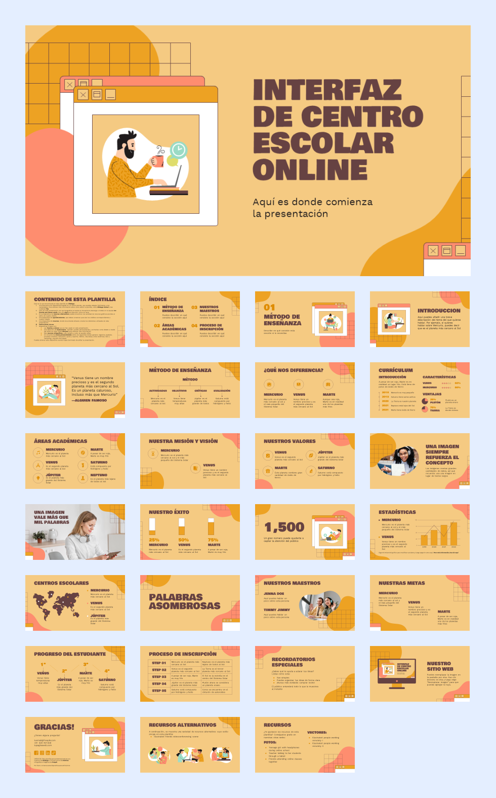 多彩创意卡通童趣儿童教育PPT模板