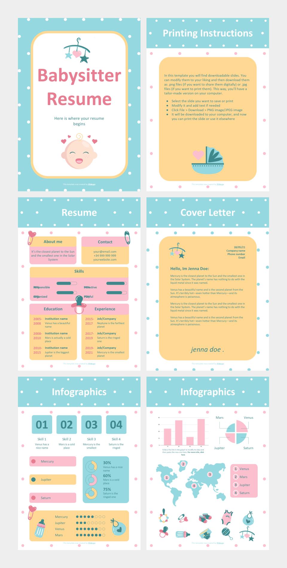 竖版A4简历个人介绍PPT模板