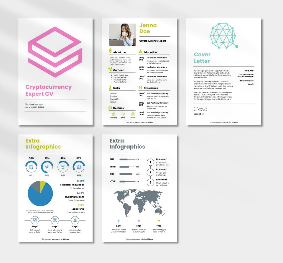 竖版A4简历个人介绍PPT模板