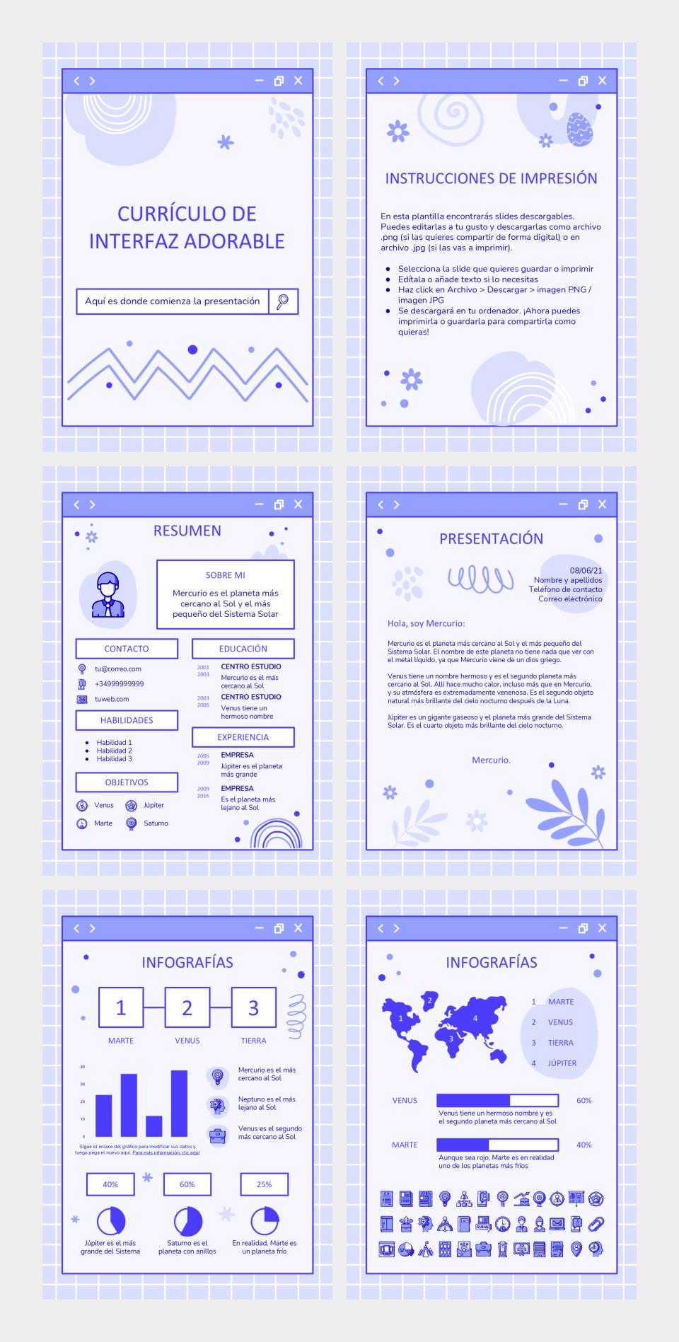 竖版A4简历个人介绍PPT模板