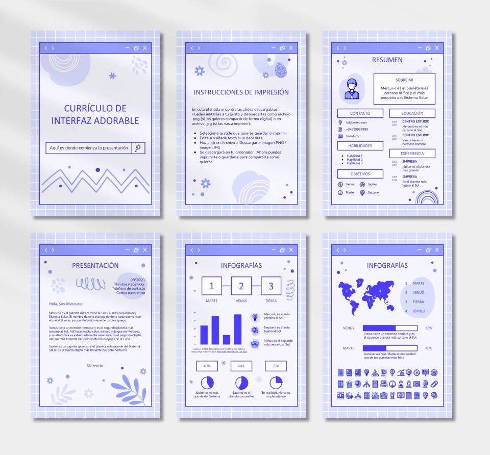 竖版A4简历个人介绍PPT模板