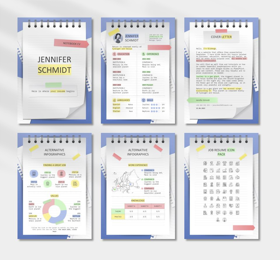 竖版A4简历个人介绍PPT模板